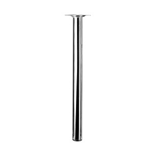 Chromowana noga do stołu Hettich, Ø 30 mm, wys. 400 mm, do budowy mebli.