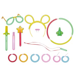 Zestaw imprezowy GLOW STICKS świecące pałeczki 39 el.