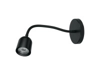 DPM Lampka ścienna LED 4W 4000K 320lm czarna