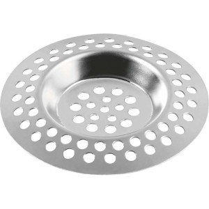 Okrągłe sitko do odpływu ze stali nierdzewnej, 75 mm, do zlewu lub umywalki.