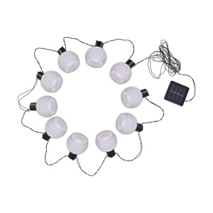 Struhm Girlanda solarna MULGA LED 3W 2700K 10x3lm IP44 3,8m czarna