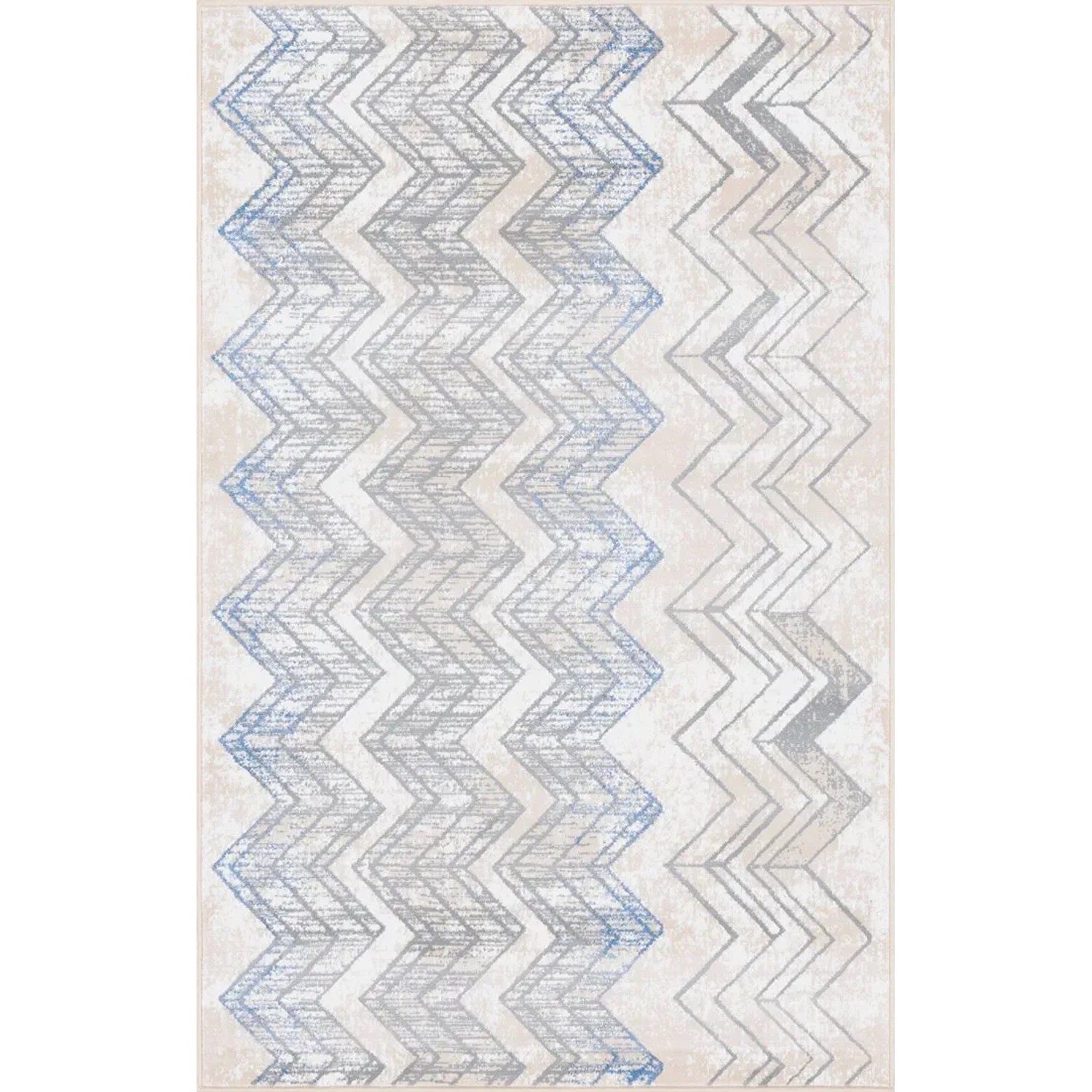 Agnella Dywan LIDA ZIG 80 x 150 cm błękit