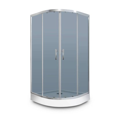 Prestige Kabina prysznicowa Como 90 chrom z brodzikiem