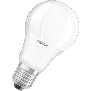 Żarówka LED Osram E27, kształt tradycyjny, 8,5W, 806lm, 11,3x6cm. Biała, niściemnialna.