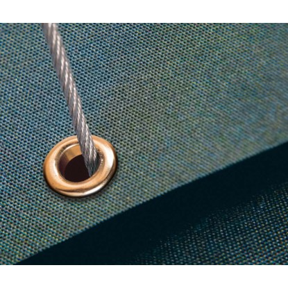 Oczka do plandeki mosiądz 9x19mm 15szt.