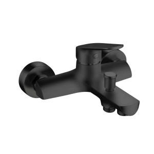 Czarna bateria wannowa t.b.t. do wanny.