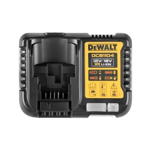 Ładowarka do akumulatorów DeWalt DCB1104 12V/18V do elektronarzędzi.