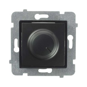 Czarny ściemniacz do regulacji światła.