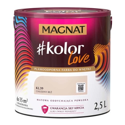 Farba Magnat KolorLove chłodny beż 2,5 l