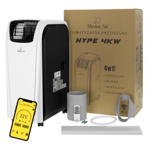Mission Air Klimatyzator przenośny Hype 4 kW WiFi