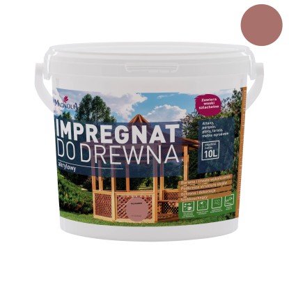 Dragon Impregnat do drewna Magnolia palisander 10 l