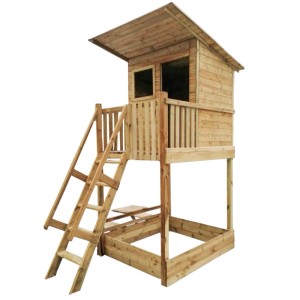 4IQ Domek na palach Beach House ze schodkami wys. 303 cm