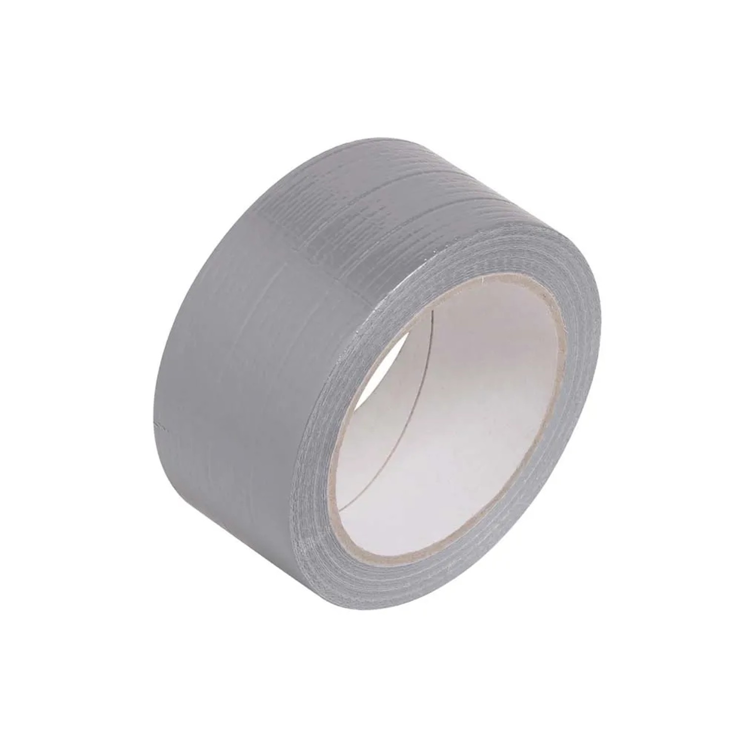LUX-TOOLS Taśma klejąca z tkaniny uniwersalna srebrna 25 m x 50 mm