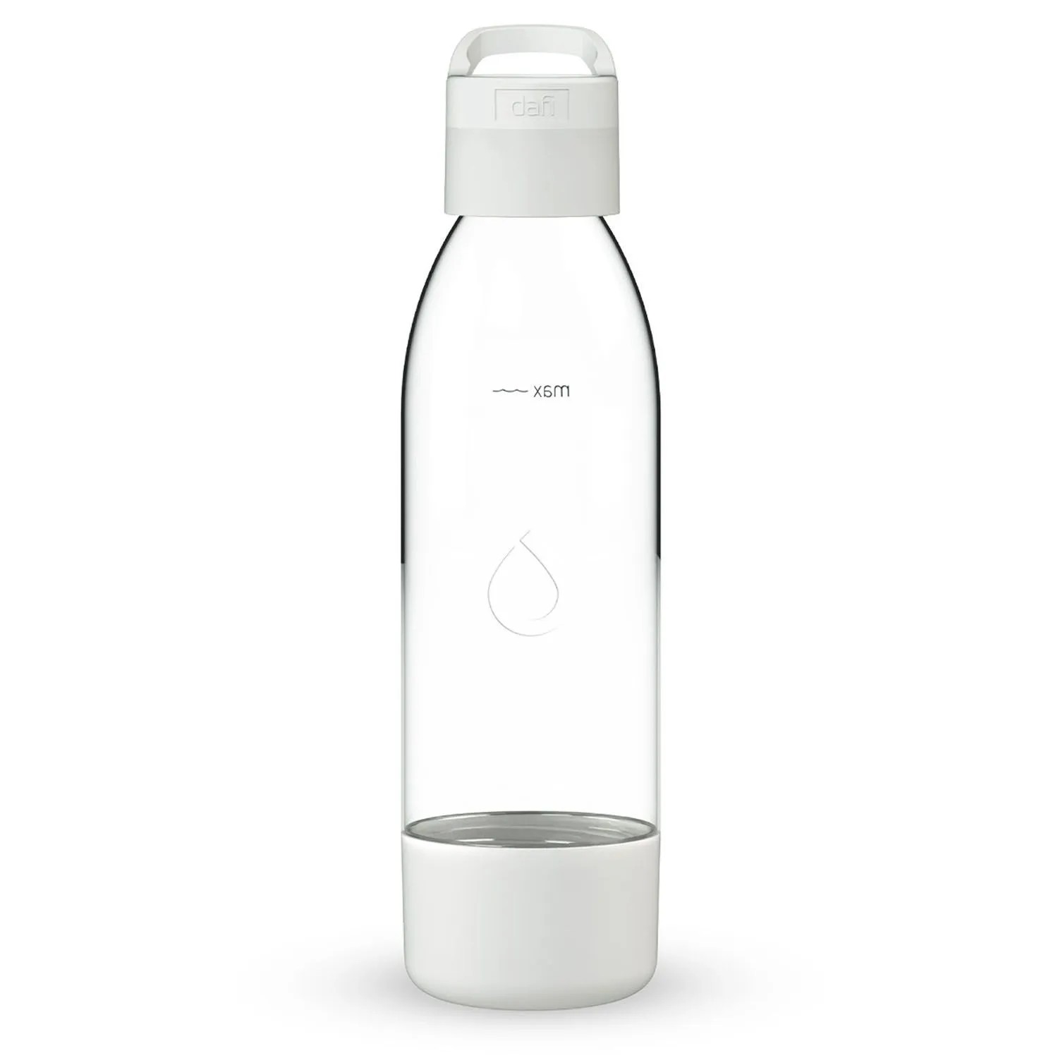 Dafi Butelka do saturatora PushAir piaskowa z uchwytem - 0,7 l