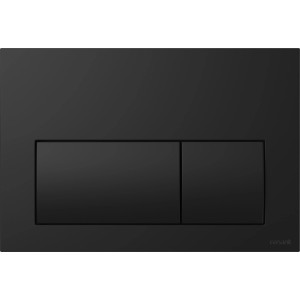 Cersanit Przycisk  Fare mechaniczny  czarny mat 15x22x1,4