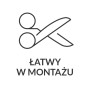 Symbol: Łatwy montaż kleju Elabrick do okładzin.