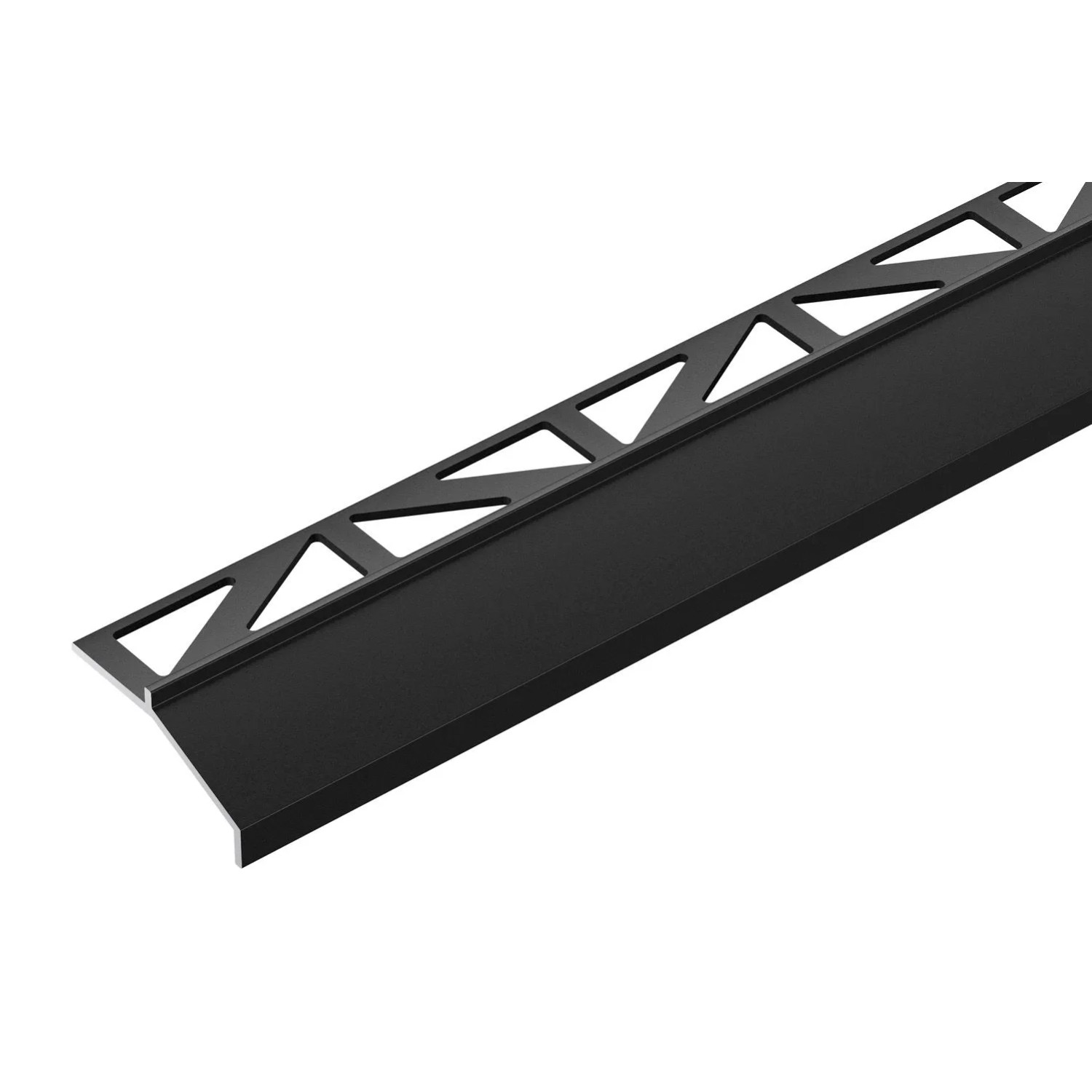 Cezar Profil aluminiowy do glazury okapowy Czarny 15x17x2500 mm