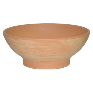 Karmelowa misa do sadzenia Wave, Ø 38 cm, z terakoty do ogrodu i na balkon.