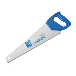 Piła ręczna LUX do drewna 400 mm Classic z niebieską rączką. Uniwersalna piła do drewna dla majsterkowiczów.
