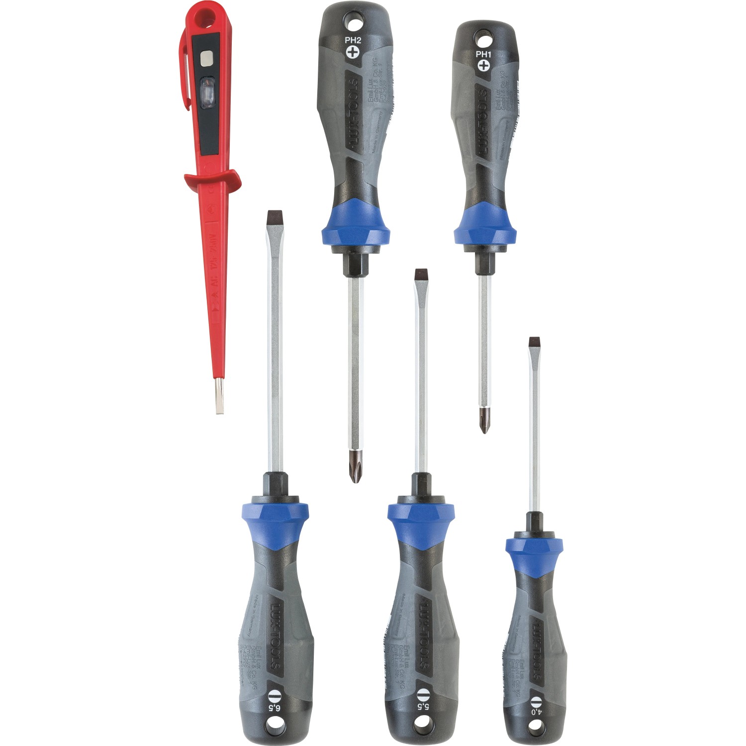 LUX-TOOLS Zestaw wkrętaków - 6 cz.