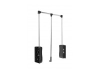 Pantograf aluminiowy czarny szer. 645-910 mm