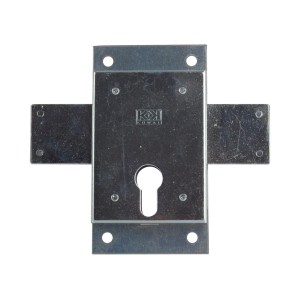 Zamek do drzwi metalowy t.b.t., zamek nawierzchniowy