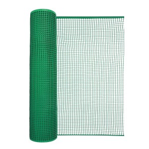 Siatka plastikowa 340 g/m2 ocz. 15 x 15 mm, zielona - 1 x 25 m