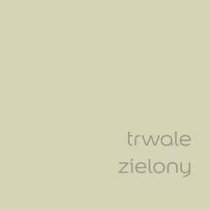 Próbka koloru farby do ścian t.b.t. w delikatnym odcieniu zieleni.