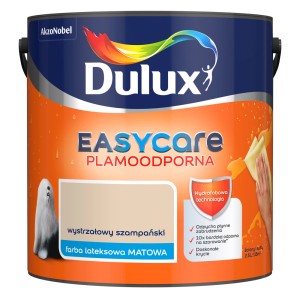 Farba do ścian Dulux EasyCare, kolor szampański, lateksowa farba matowa do wnętrz.