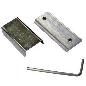 Gardinia łącznik szyny do karnisza Luna, 1-biegowy, metalowy.