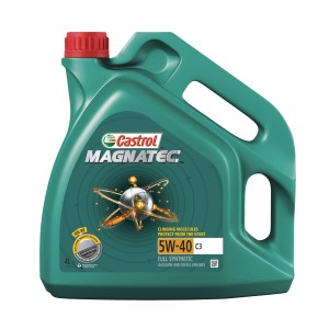 Olej silnikowy Castrol Magnatec 5W-40 C3 w 4L kanistrze do silników benzynowych i diesla.