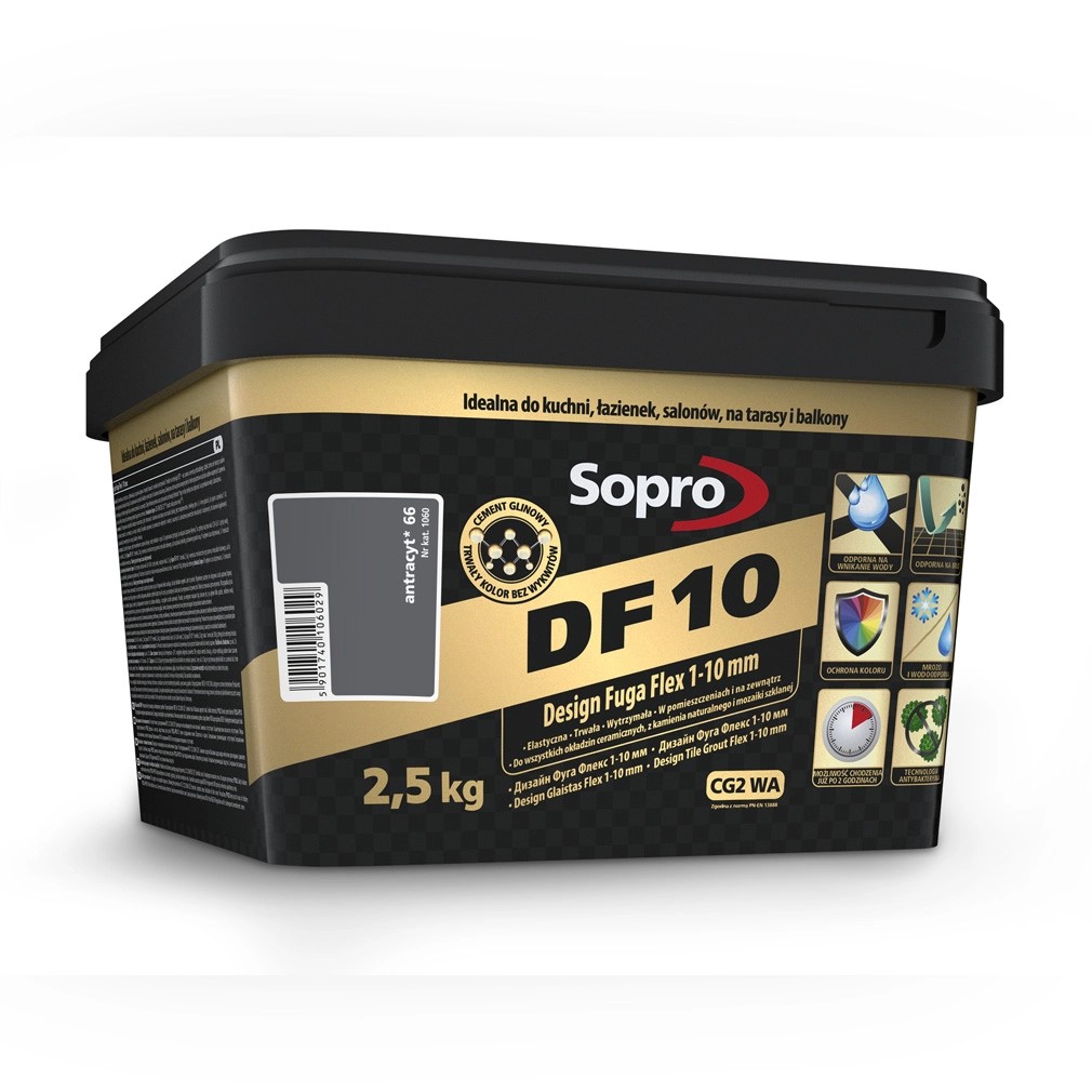 Sopro Fuga cementowa DF 10 antracyt 2,5 kg kupuj w OBI