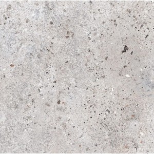 Szara płytka podłogowa z nakrapianą powierzchnią.