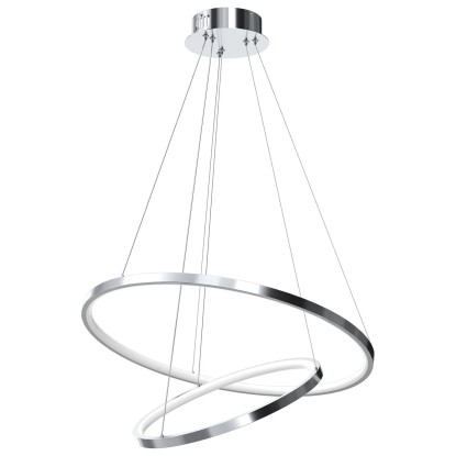 MiLAGRO Lampa wisząca LED Hoop 51W 4000K 2350lm chrom