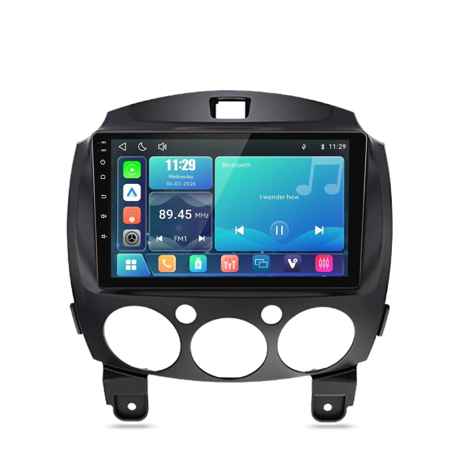Junsun Radio Samochodowe Do Mazda 2 2007-2013 Linux