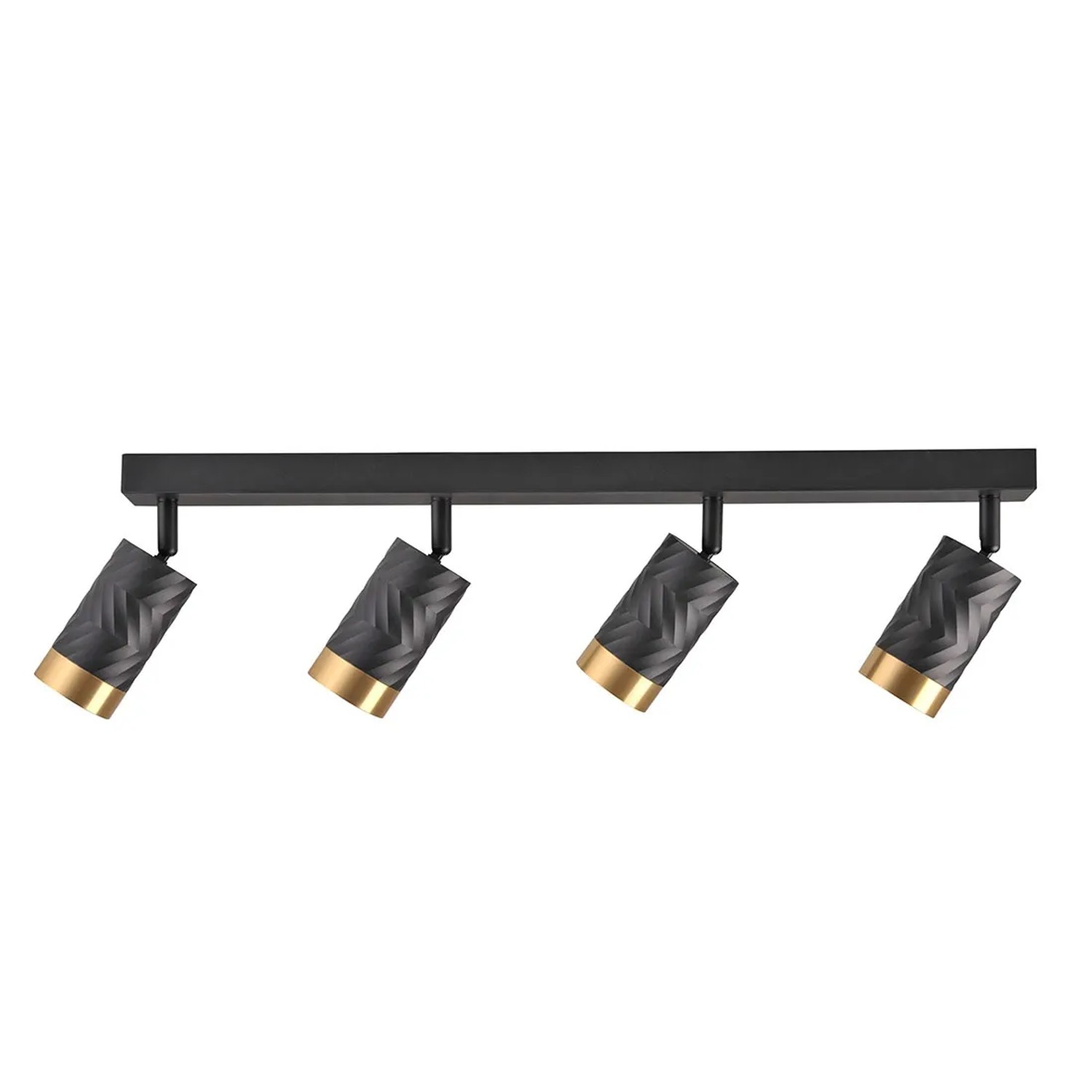 Goldlux Listwa ARRAS 4xGU10 czarno-złota