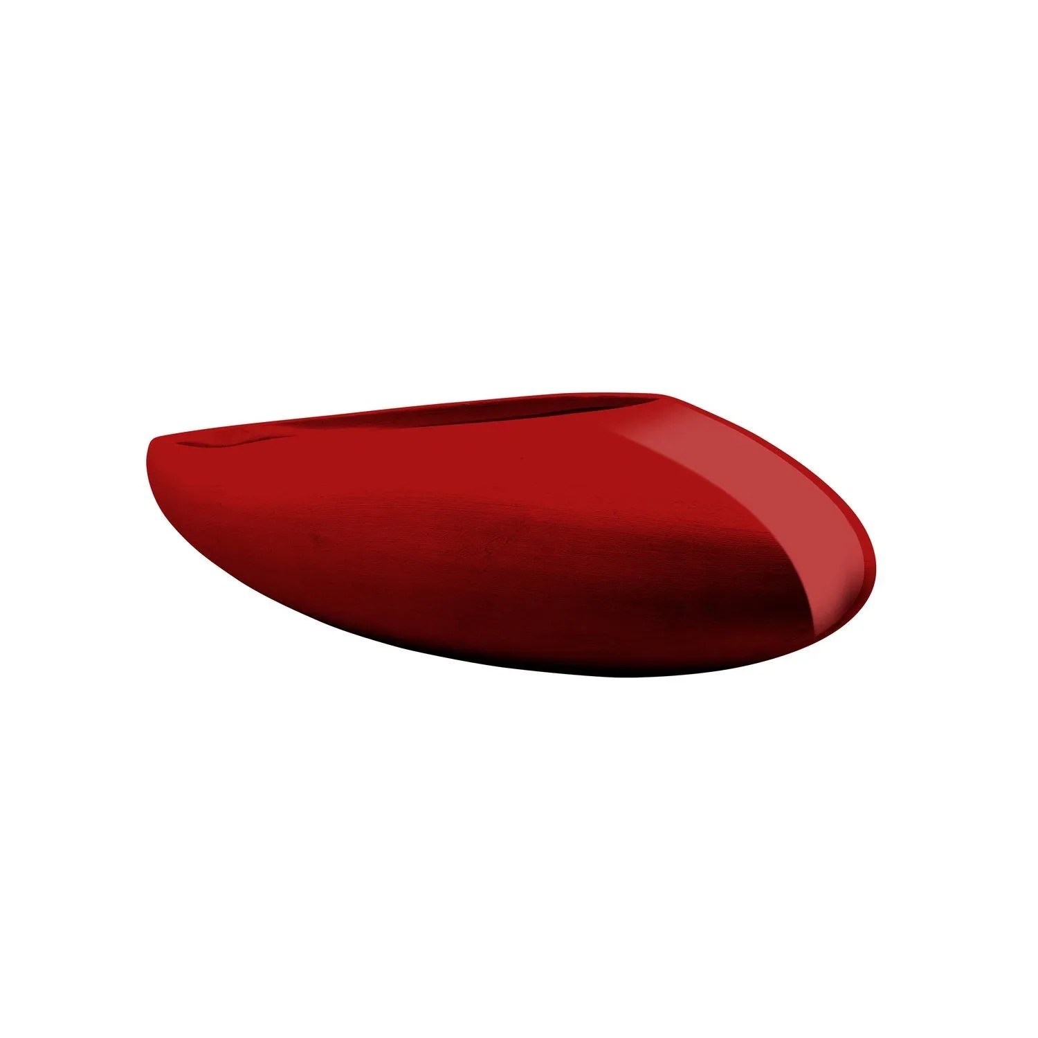 Wazon Egg czerwony wys. 12 cm