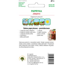Nasiona papryki Jalapeno, nasiona warzyw na ostre papryki.