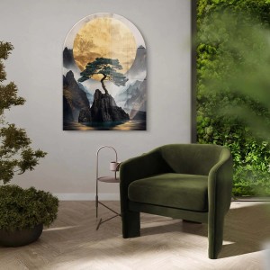 STYLER Obraz Glasspik Arched SATO GS007 70 x 100 cm
