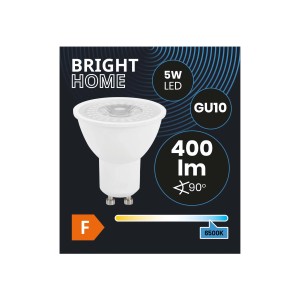 Biała żarówka LED GU10, 5W, 400 lumenów, 6500K. Energooszczędna żarówka LED dla OBI.
