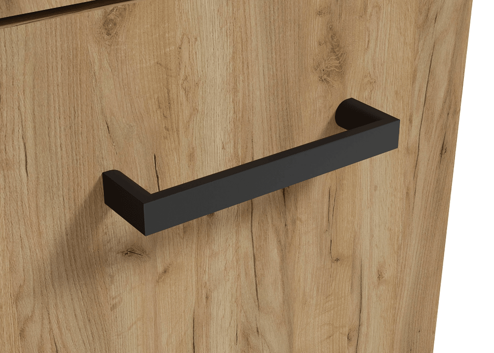 Defra Zestaw Szafka 2-Drzwiowa Z Umywalką Twins Dąb Złoty 60