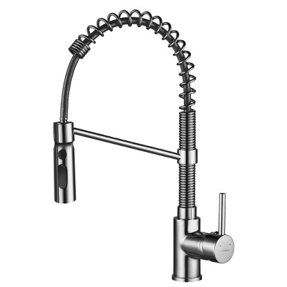 Kuchinox Bateria kuchenna Serpen z wyelwką sprężynową chrom