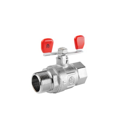 Armatura Kraków Zawór kulowy PP i N-W z motylkiem i dławikiem 1"