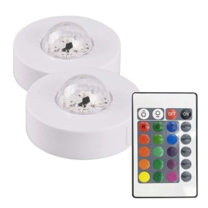 Goldlux Lampki bateryjne deko party LED FESTA RGB z pilotem 2 szt.