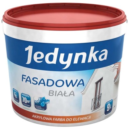 Farba fasadowa akrylowa Jedynka baza 9L