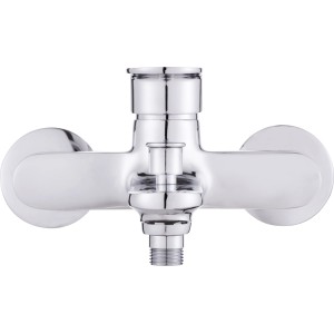 Chromowana bateria wannowa t.b.t. do wanien.