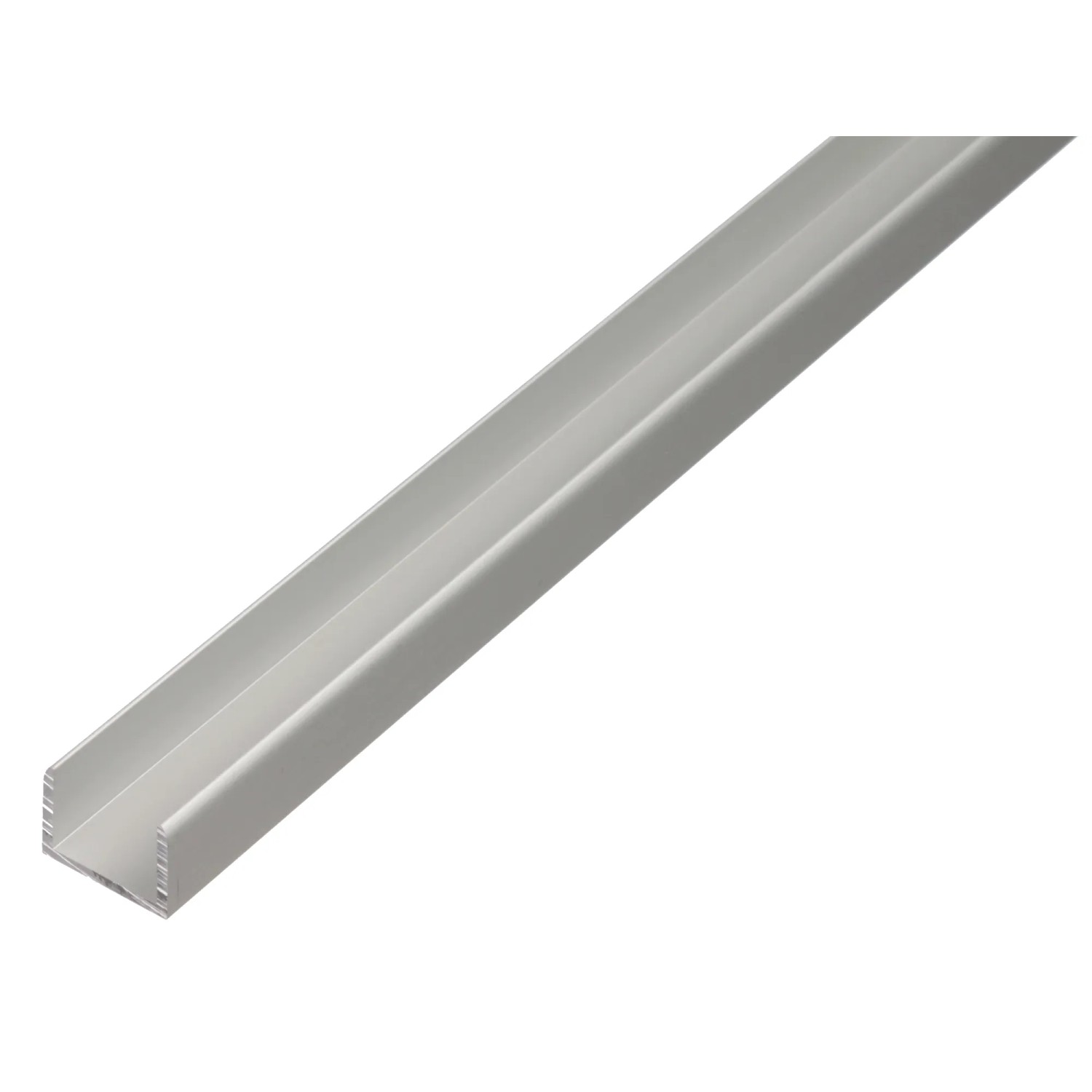 GAH Alberts Profil aluminiowy typu U 19,9 mm x 15 mm x 1000 mm