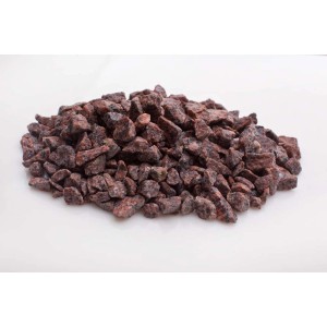 Żwir ozdobny, czerwono-brązowy grys ozdobny do ogrodu i na rabaty.