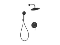 Invena Zestaw prysznicowy podtynkowy Dafni czarny