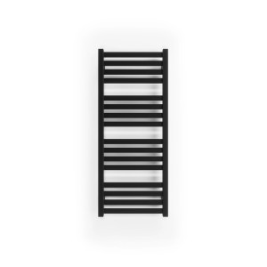 Czarny grzejnik t.b.t. do łazienki i salonu